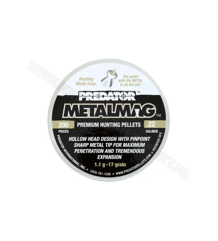 Plombs Predator Metalmag - Cal. 5.5 mm 17 grains 