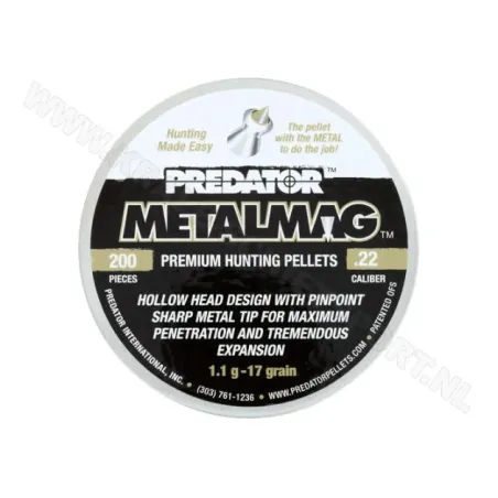 Plombs Predator Metalmag - Cal. 5.5 mm 17 grains 