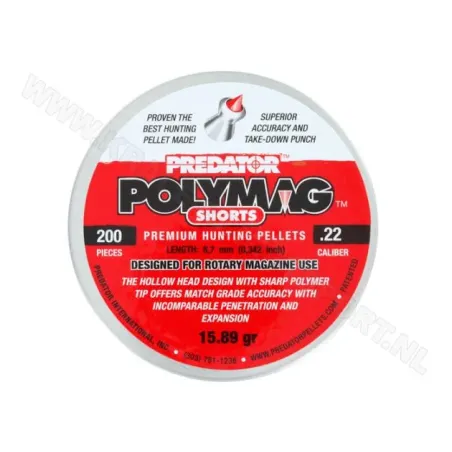 Plombs Predator Polymag - Cal. Shorts 5.5 mm 15.89 grains 