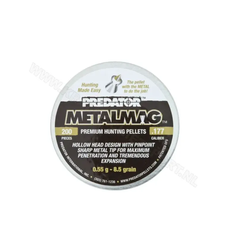 Plombs Predator Metalmag - Cal. 4.5 mm 8.5 grains 