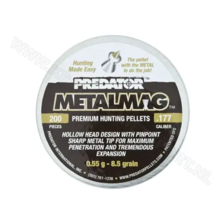 Plombs Predator Metalmag - Cal. 4.5 mm 8.5 grains 