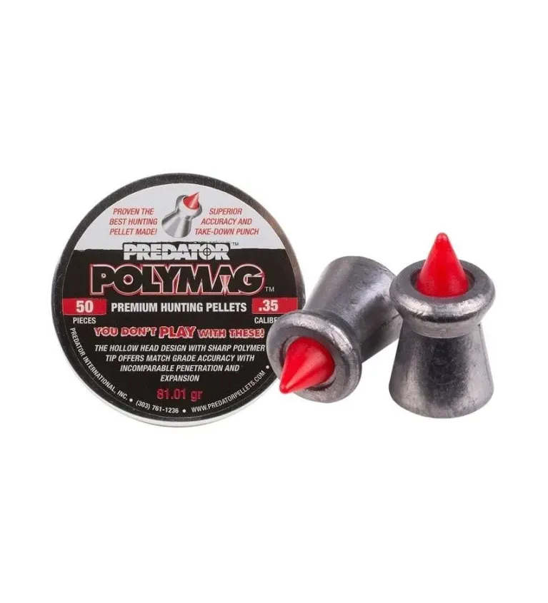 Plombs Predator Polymag - Cal. 9 mm 81.01 grains 