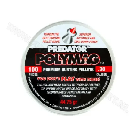 Plombs Predator Polymag - Cal. 7.62 mm 44.75 grains 