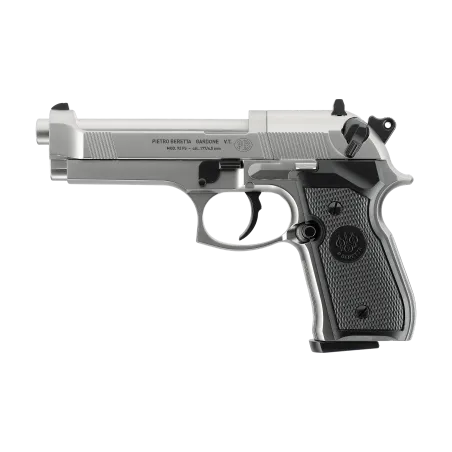Pistolet à plombs Beretta M92 FS CO2 - Cal. 4,5 mm - Nickelé 