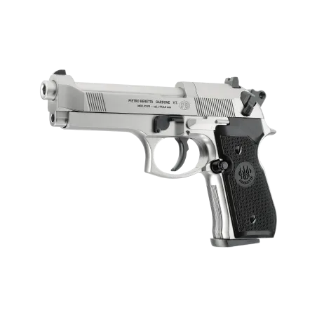 Pistolet à plombs Beretta M92 FS CO2 - Cal. 4,5 mm - Nickelé 