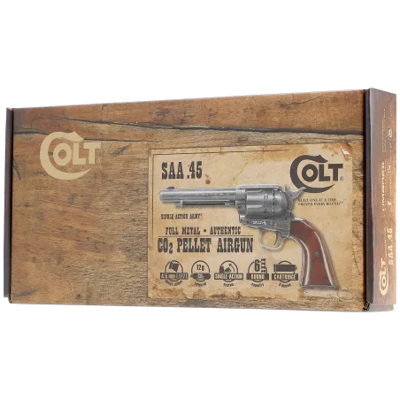 Revolver à plombs Colt SA Army 45 CO2 - Cal. 4,5 mm Antique Finish 