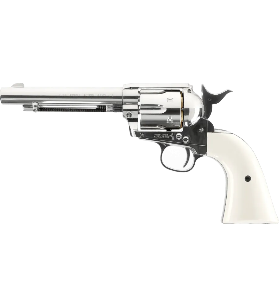 Revolver BB Colt SA Army 45 CO2 - Cal. 4,5 mm Nickel Plated 