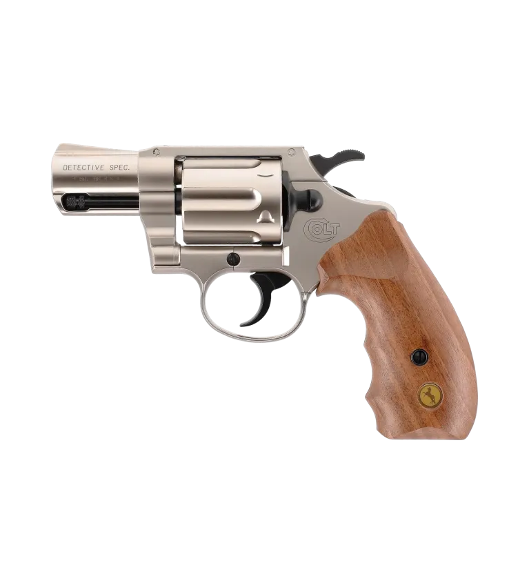 Revolver à blanc Colt Detective bois - Cal. 9 mm RK 