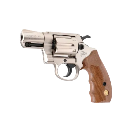 Revolver à blanc Colt Detective bois - Cal. 9 mm RK 