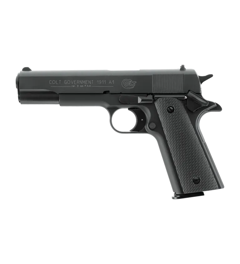 Pistolet à blanc Colt Government 1911 A1 Noir - Cal. 9 mm PAK 