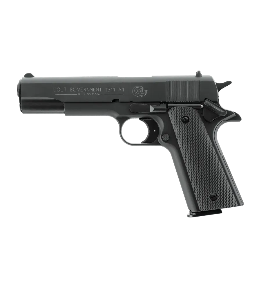 Pistolet à blanc Colt Government 1911 A1 Noir - Cal. 9 mm PAK 