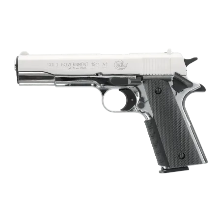 Pistolet à blanc Colt Government 1911 A1 Chrome - Cal. 9 mm PAK 