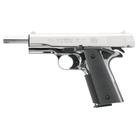 Pistolet à blanc Colt Government 1911 A1 Chrome - Cal. 9 mm PAK 