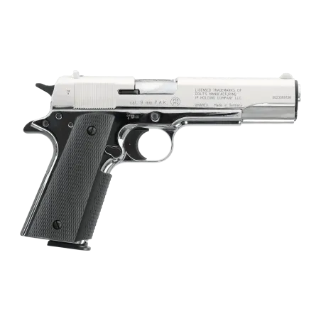 Pistolet à blanc Colt Government 1911 A1 Chrome - Cal. 9 mm PAK 