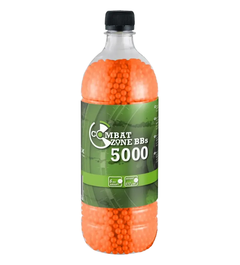Billes pour arme BB Combat Zone - Orange - 6 mm x5000 
