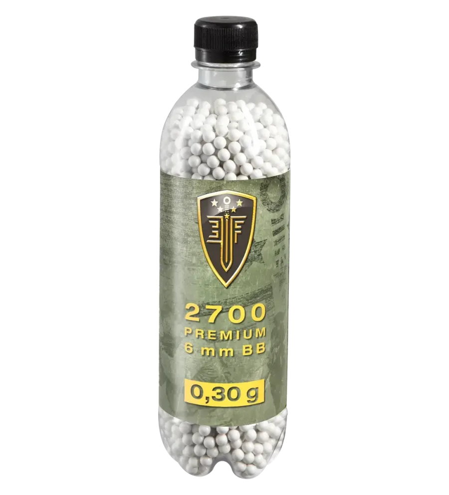 Billes pour arme BB Elite Force - Blanche - 6 mm 0,3g x2700 