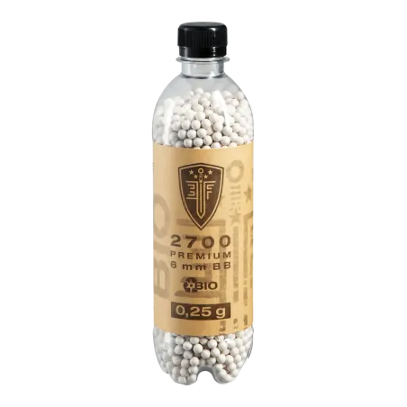 Billes pour arme BB Elite Force Bio - Blanche - 6 mm 0,25g x2700 