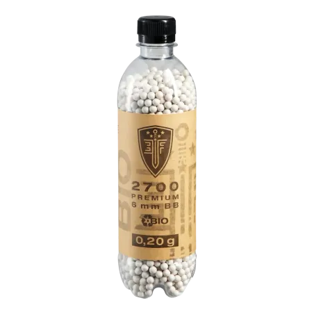 Billes pour arme BB Elite Force Bio - Blanche - 6 mm 0,2g x2700 