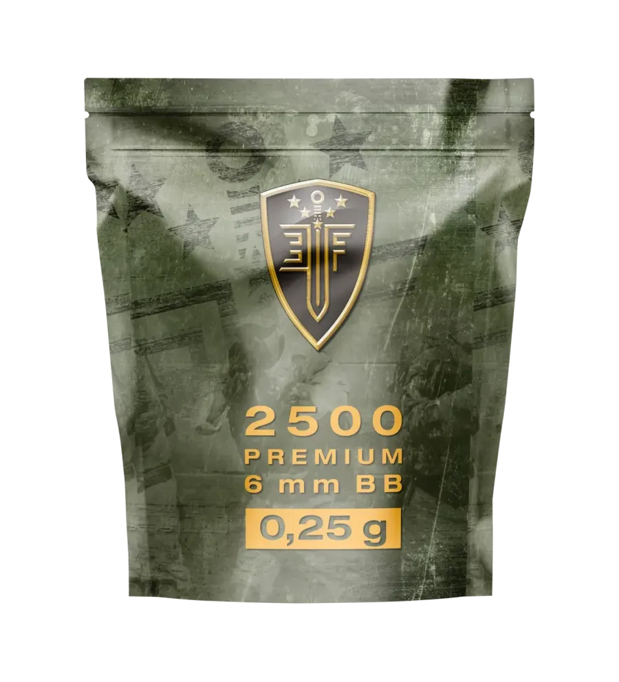 Billes pour arme BB Elite Force - Blanche - 6 mm 0,25g x2500 
