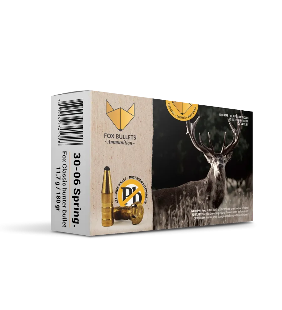 Balles sans plomb Fox Bullet Classic Hunter 30-06 - 180 Gr 