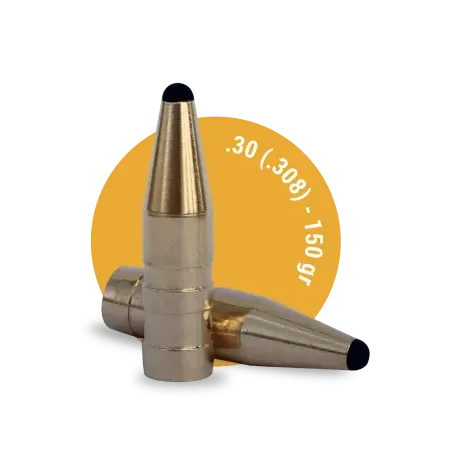 Ogive sans plomb Fox Bullets Classic Hunter 308 - 150 Gr x50 