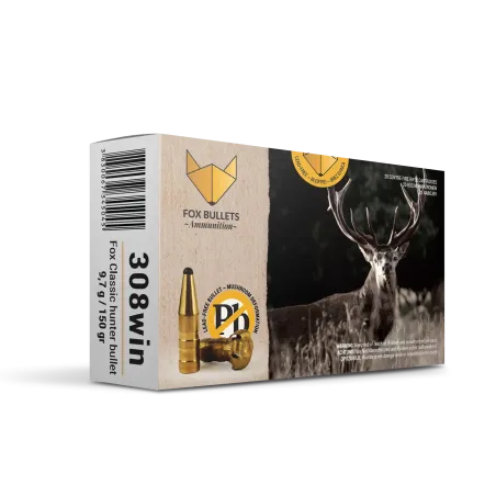 Balles sans plomb Fox Bullet Classic Hunter 308 Win - 150 Gr 