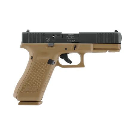 Pistolet à blanc Glock 17 Gen5 SV Black Coyote Double Set - Cal. 9 mm PAK 