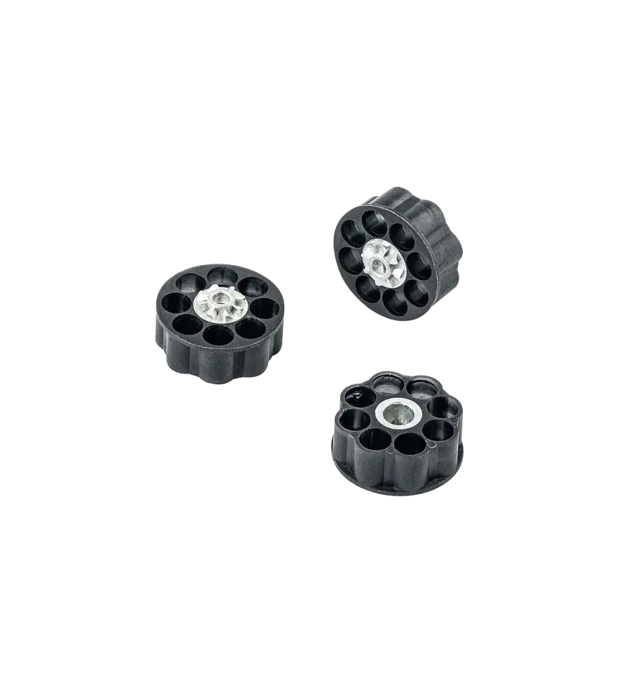 Barillet 8 coups pour pistolet à plombs Glock 17 CO2 - Cal. 4,5 mm x3 