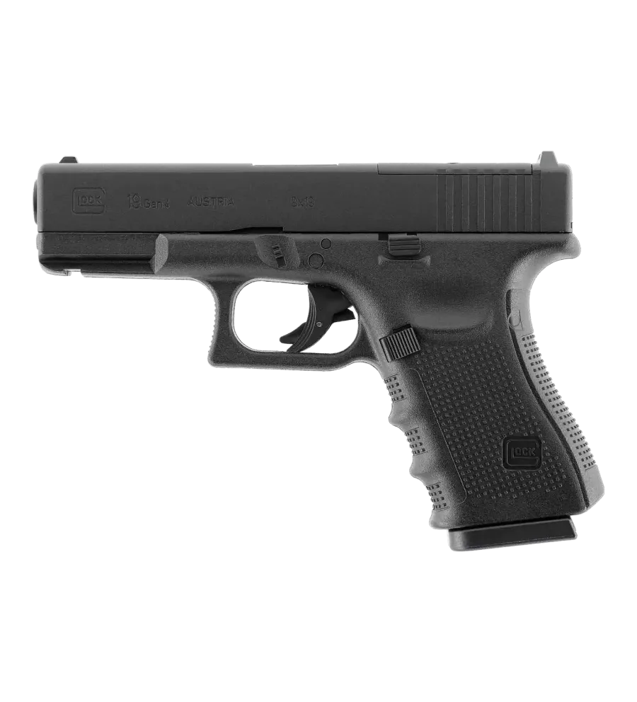 Pistolet BB Glock 19 Gen4 MOS CO2 - Cal. 4,5 mm 