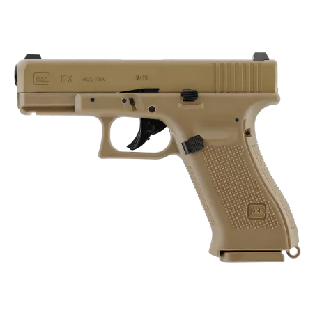 Pistolet BB Glock 19X Coyote CO2 - Cal. 4,5 mm 