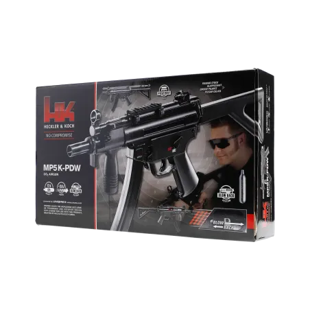 Réplique BB Heckler & Koch MP5 K-PDW CO2 - Cal. 4,5 mm 
