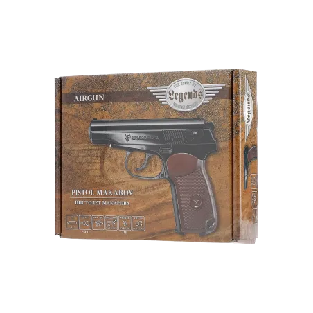 Pistolet BB Legends Makarov CO2 - Cal. 4,5 mm 
