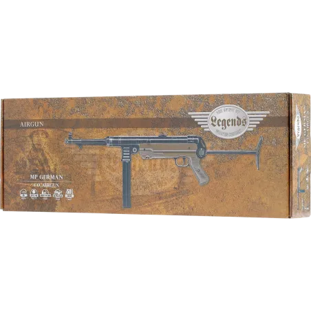 Pistolet BB Legends MP German CO2 - Cal. 4,5 mm 