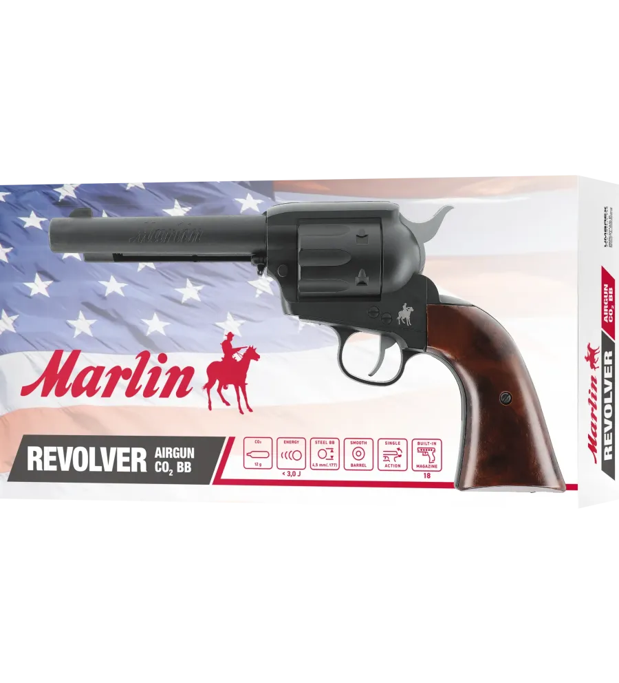 Revolver BB Marlin CO2 - Cal. 4,5 mm 