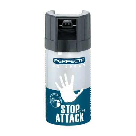 Bombe de défense Stop Attack - 40 ml - Gaz CS 
