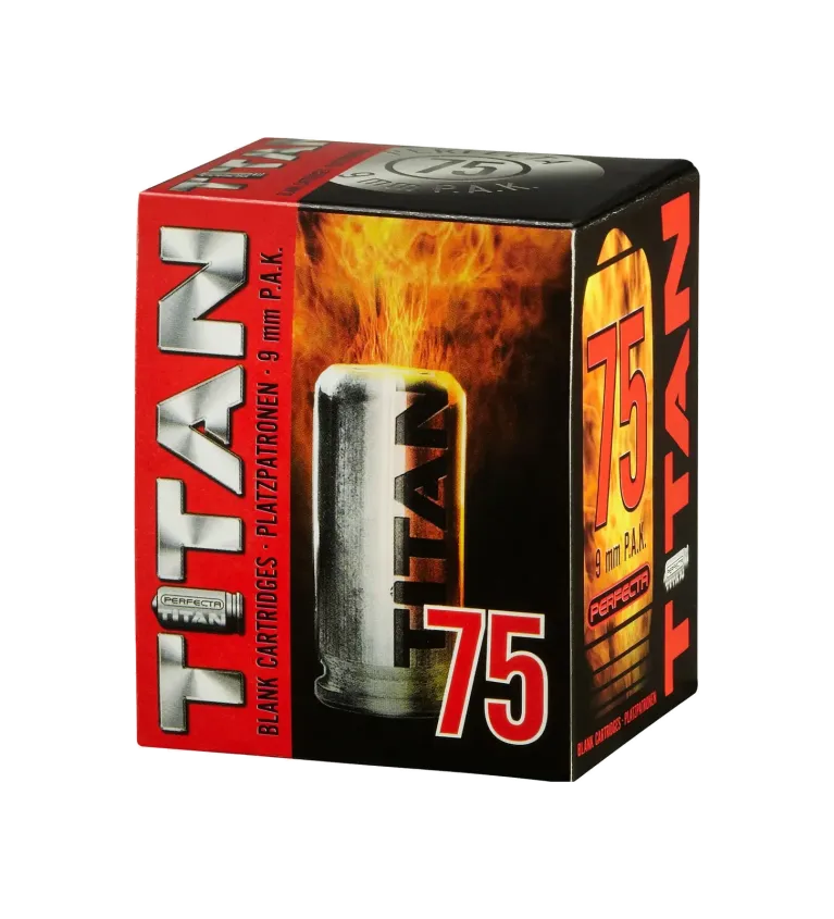 Balle à blanc Perfecta Titan - Cal. 9 mm PAK x75 
