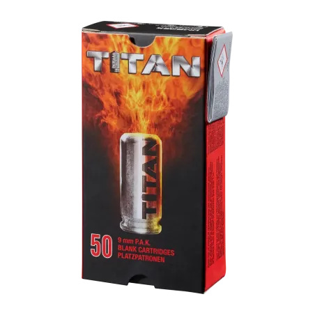 Balle à blanc Perfecta Titan - Cal. 9 mm PAK x50 