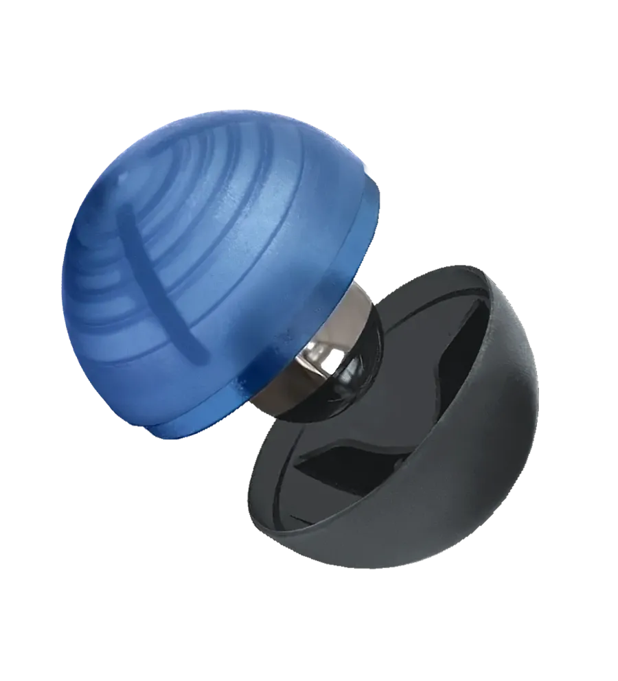 Billes pour arme de défense P2P Craie bleue noyau acier - Cal. 68 x10 