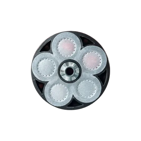 Barillet d'urgence pour pistolet de défense P2P HDR68 - 2 billes caoutchouc - 3 billes poivre 