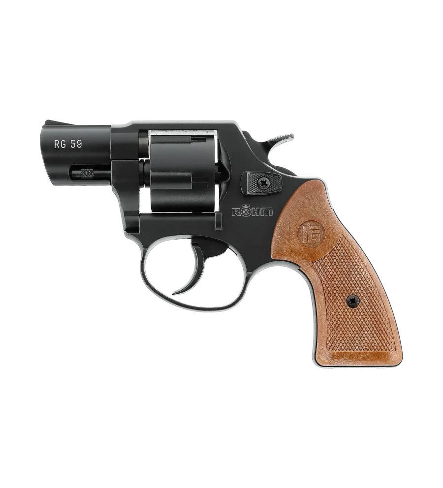 Revolver à blanc Rohm RG59 noir - Cal. 9 mm RK 
