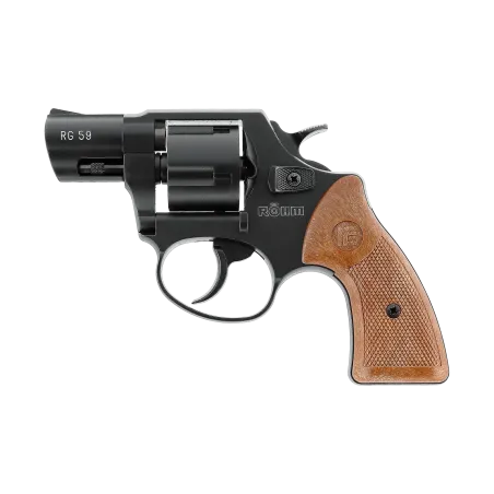 Revolver à blanc Rohm RG59 noir - Cal. 9 mm RK 