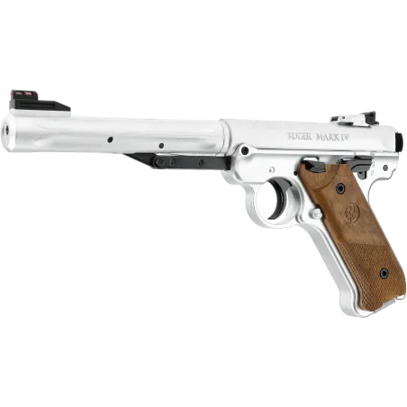 Pistolet à plombs Ruger Mark IV Inox - Cal. 4,5 mm 