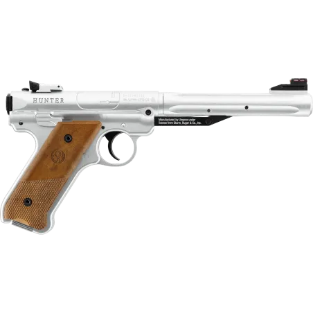 Pistolet à plombs Ruger Mark IV Inox - Cal. 4,5 mm 