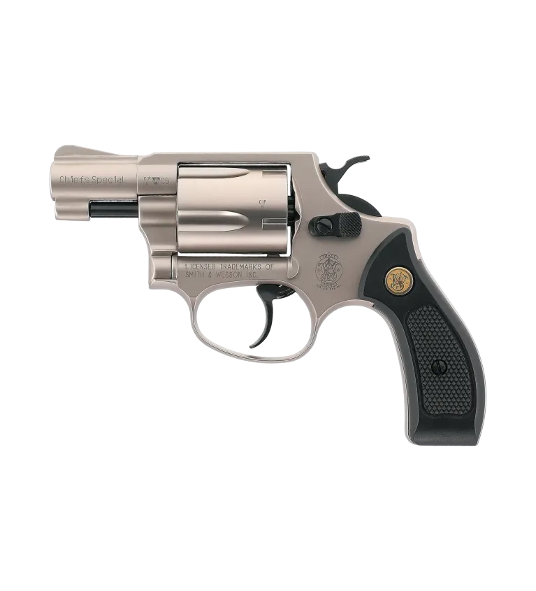 Revolver à blanc Smith & Wesson Chiefs Spécial chromé - Cal. 9 mm RK 