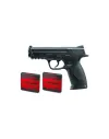 Pack pistolet BB Smith & Wesson M&P40 CO2 - Cal. 4,5 mm + 10 capsules CO2 
