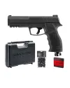 Pack pistolet de défense T4E TP50 Gen2 - Cal. 50 - 13 J + Billes + 5 capsules CO2 + Mallette 