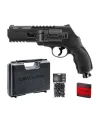 Pack revolver de défense T4E TR50 Gen2 cal. 50 13 J + Billes + 5 capsules CO2 + Mallette 