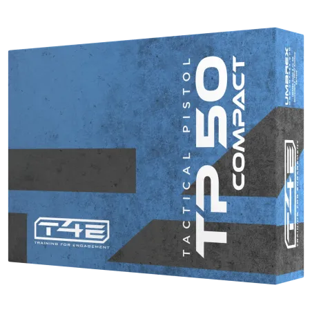Pack pistolet de défense T4E TP50 Compact Gen2 - Cal. 50 - 11 J + Billes + 10 capsules CO2 + Mallette 