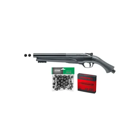 Pack fusil de défense T4E TS68 - Cal. 68 - 16 J + 50 Billes + 5 capsules CO2 