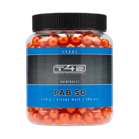 Billes pour arme de défense T4E Paintball Bio Orange - Cal. 50 x500 